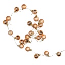 Luce filo sfera rame 48 led bianco caldo alimentazione fissa cm ø4x120