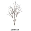 Light branches glitter gold silver 72 warm white led cm40x40h100 power supply fixed
