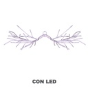 Luce ramo 48 led bianco caldo cm60x30 alimentazione fissa uso esterno