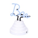 Blue neon bar written light cm10x12,5h17