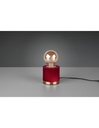 Lumetto Comodino Judy Velluto Rosso Ø11 cm Trio Lighting