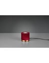 Lumetto Comodino Judy Velluto Rosso Ø11 cm Trio Lighting