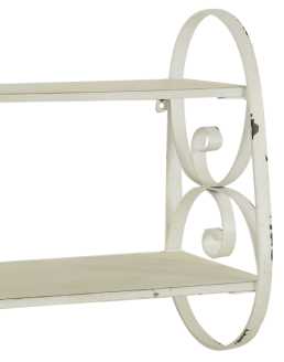 Mensola 2 ripiani h-4910 cm. 66 x 23,5 h 43