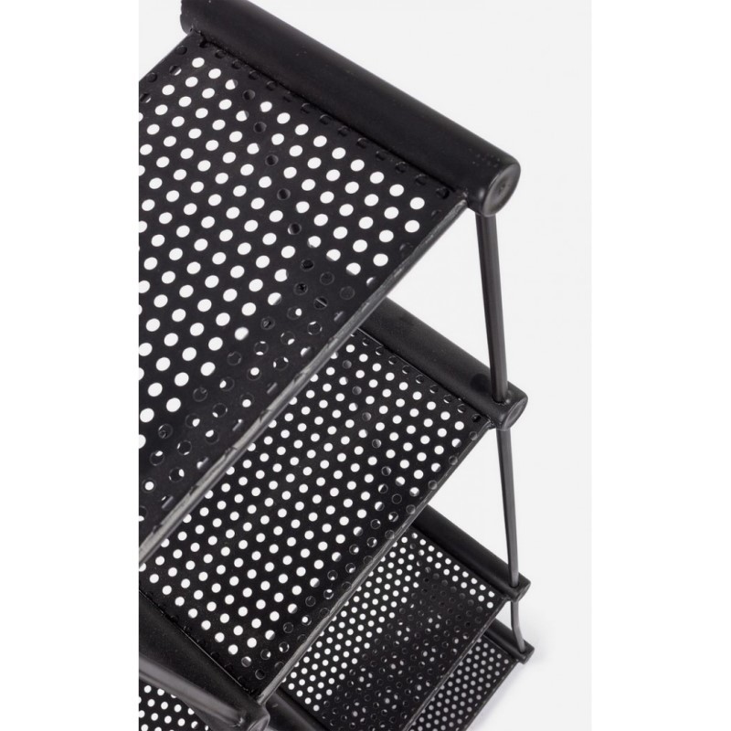 Mensola in acciaio stile Urban Antracite sei ripiani MORIZ 105,5x16,5x h105