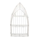 Mensola metallo bianco 3 piani cm29x12h55