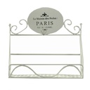 Mensola metallo paris 1 piano rettangolare cm 26,5x10h25