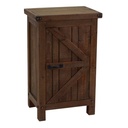 Mobile con 1 anta  noce country 50x36xh.80 cm