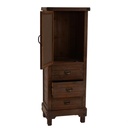 Mobile soggiorno cucina  noce con anta lavagnetta cm 137 h