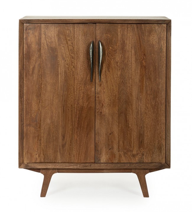 Mobile bar 2 ante in legno stile vintage cm 90x40x108 cm