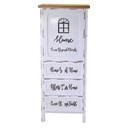 Mobile Home 1 anta e 3 cassetti 50x30x120h cm