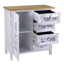 Mobile anticato home breslavia 1 anta + 4 cassetti cm80x38,5 x h85