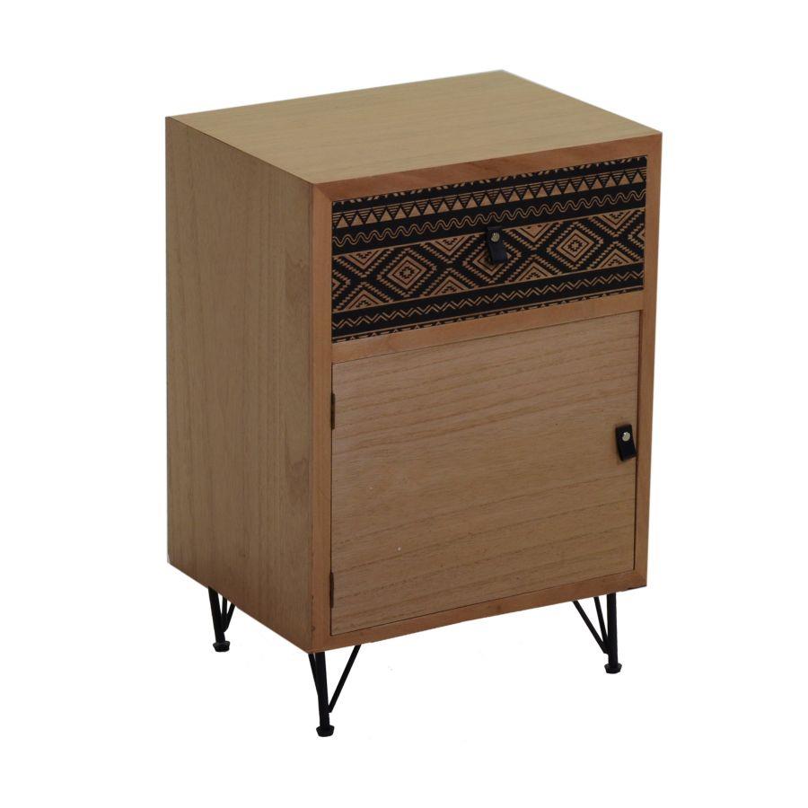 Mobile budapest comodino 1 cassetto + 1 anta cm40x30 x h61