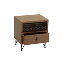 Mobile budapest urban comodino 2 cassetti cm 40x30 x h46