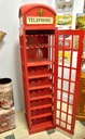 Mobile cantinetta cabina telefonica inglese cm 44x44h171