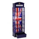 Mobile libreria blu london cameretta  cm48x27 x h146