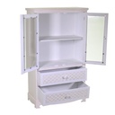 Mobile lubecca vetrina 2 ante+2 cassetti cm70x35h121