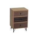 Mobile marrone fantasia 3 cassetti cm 30 x 40 x h 61