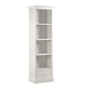 Nantes bookcase 4 shelves + 1 drawer cm54x34h180