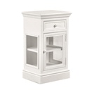 Nantes display cabinet 1 door + 1 drawer cm43,5x33,5h73,5