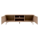 Mobile porta TV Bali 56A 2 ante effetto vimini