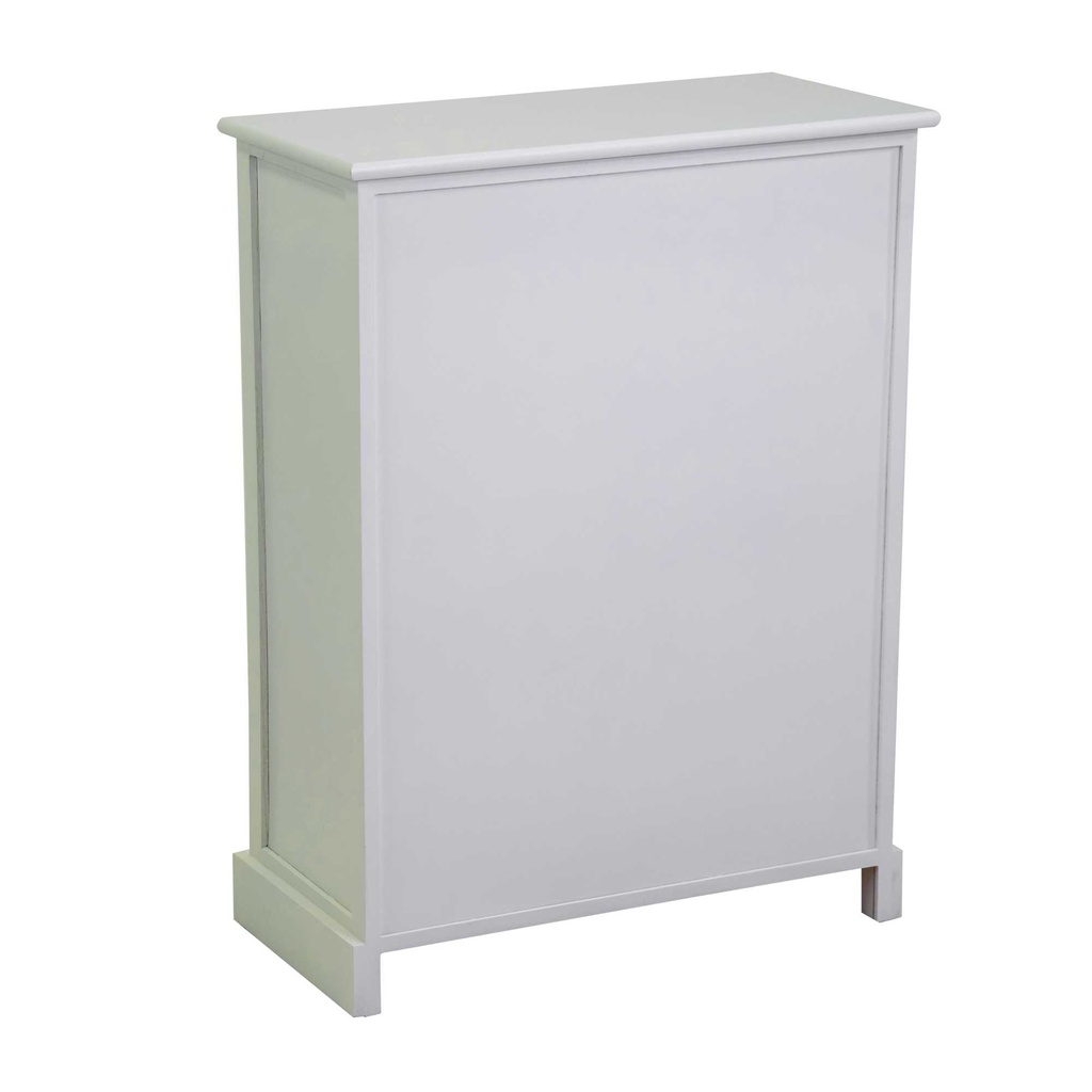 Mobiletto Eleonora bianco 2 ante + 2 cassetti cm 60x30h80