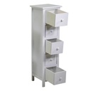 Mobiletto Eleonora bianco 5 cassetti cm 25x28h92