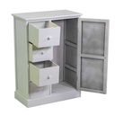 Mobiletto Eleonora cassettiera bianco 1anta + 4 cassetti cm 56x30h79