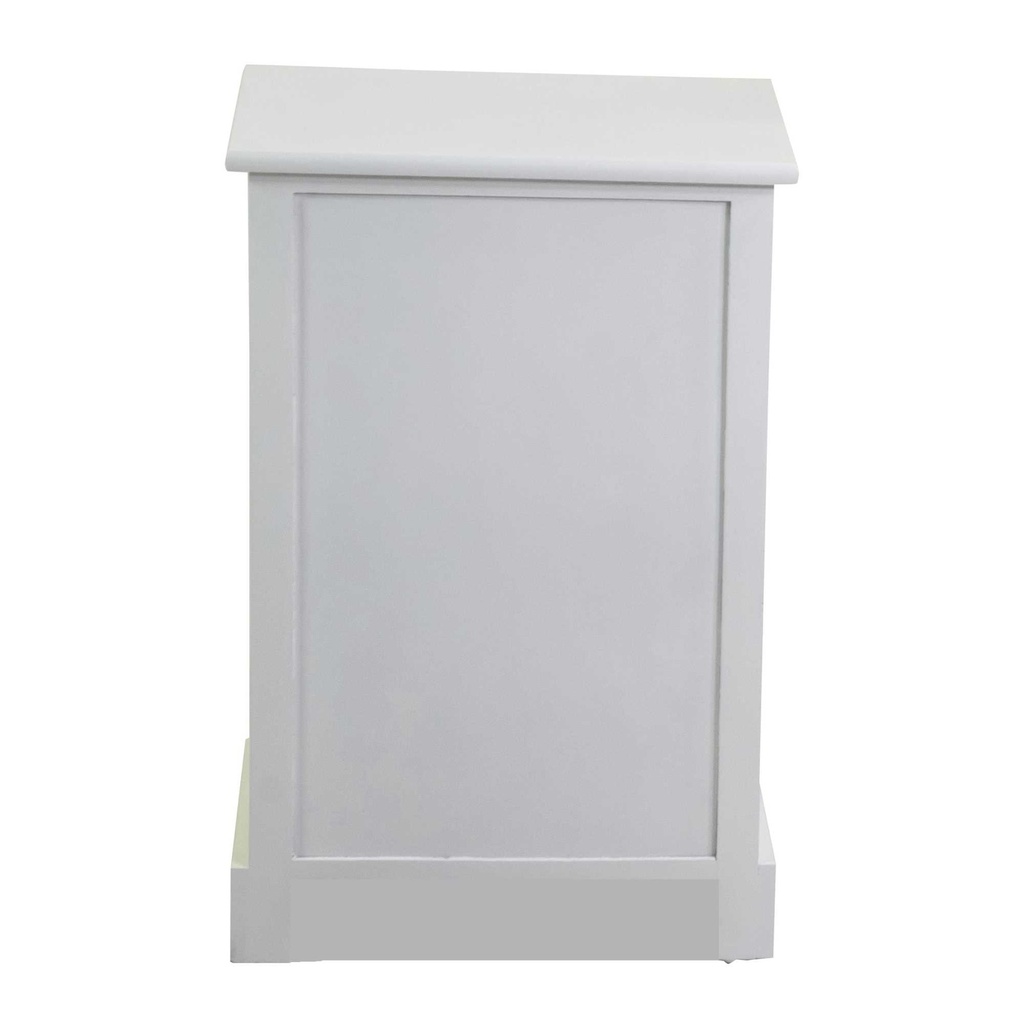 Mobiletto Eleonora cassettiera bianco 3cassetti cm 38x28h58