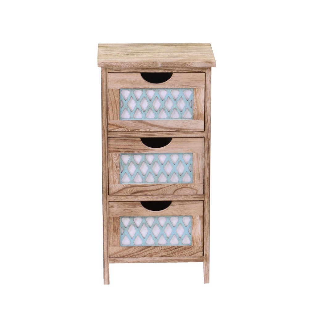 Mobiletto anversa cassettiera 3 cassetti cm30x23h60