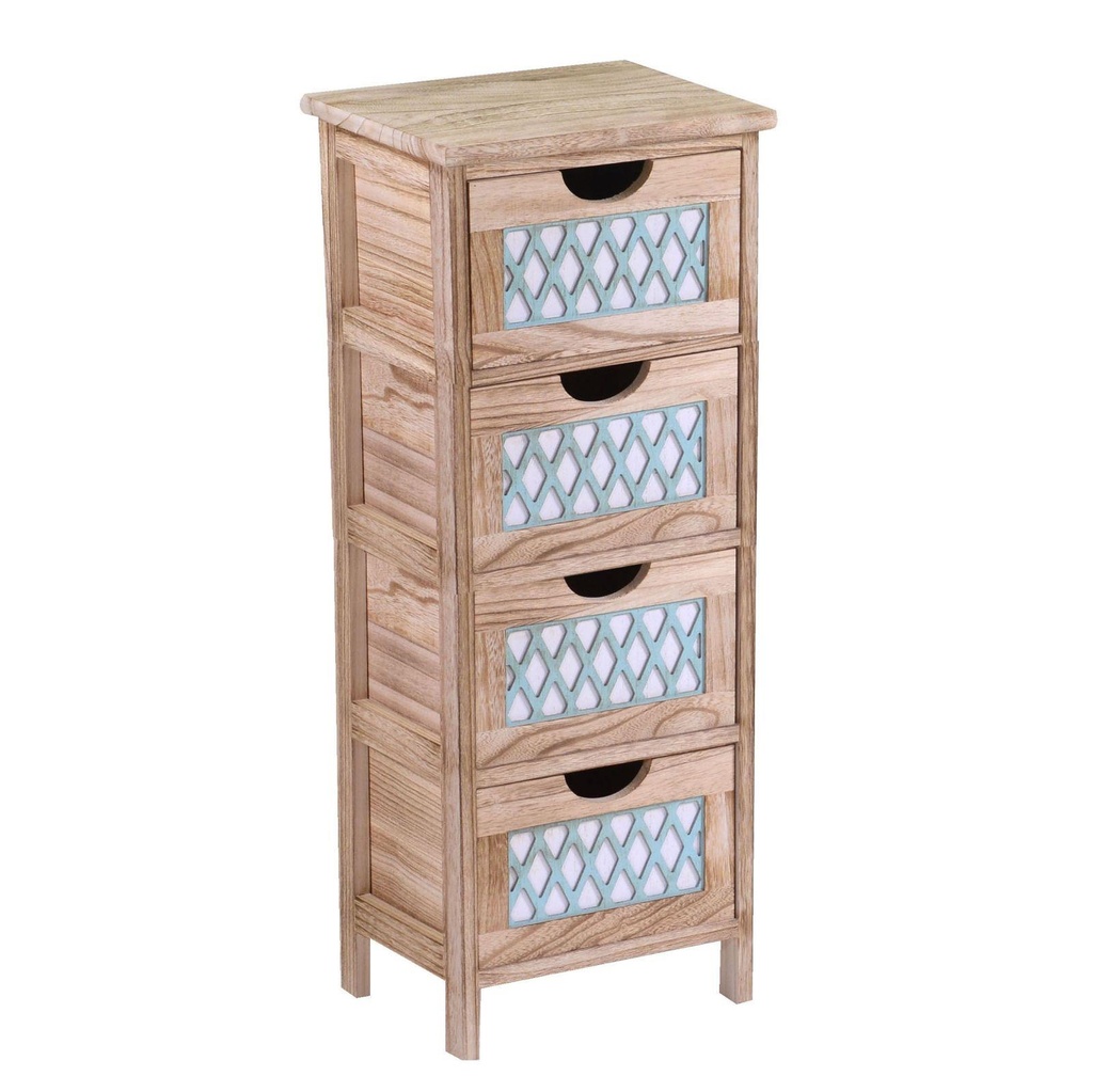 Cassettiera 4 cassetti Anversa cm30x23Xh77