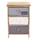 Mobiletto brenda cassettiera bottone 3 cassetti cm40x29h58