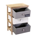 Mobiletto brenda cassettiera bottone 3 cassetti cm40x29h58