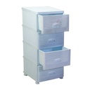 Mobiletto cassettiera 4 cassetti biancocm 43x36,8h89,4