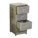 Mobiletto cassettiera 4 cassetti crema cm 43x36,8h89,4