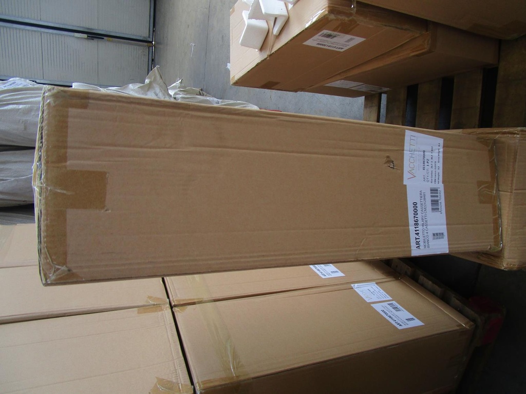 Hilary chest of drawers white 4 drawers cm22x28h81