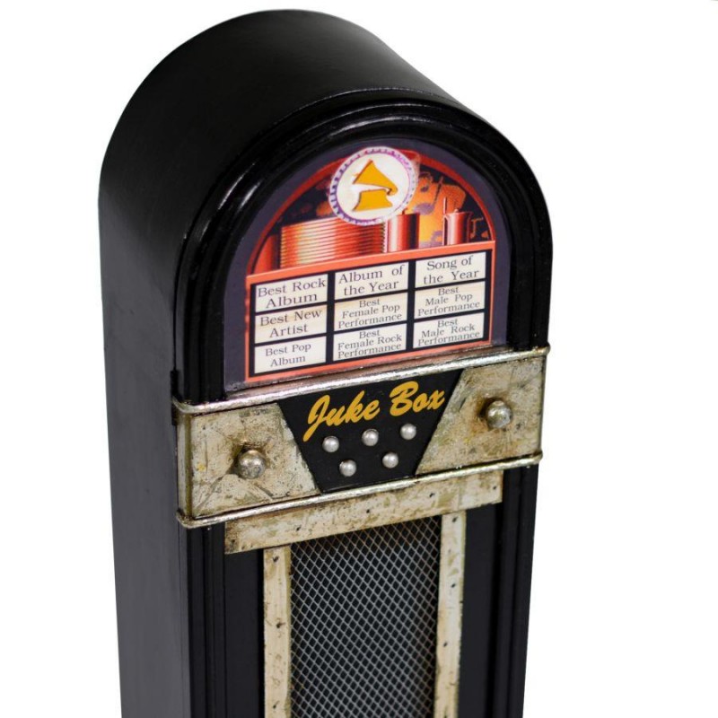 Mobiletto juke box 1 anta nero cm 30x 23 x 88 h