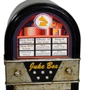Mobiletto juke box 1 anta nero cm 30x 23 x 88 h
