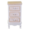 Mobiletto legno andorra 3 cassetti cm37x30h68