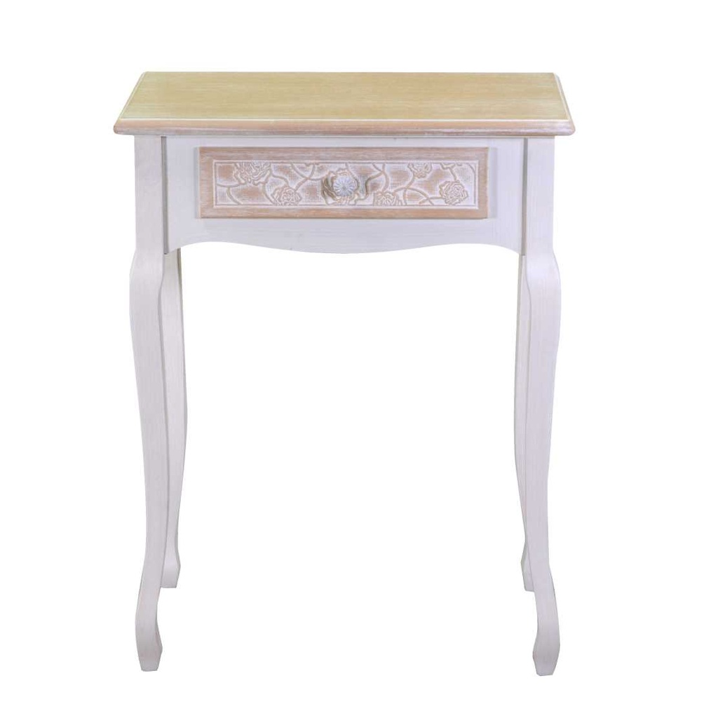 Mobiletto legno console andorra 1 cassetto cm60x34h78