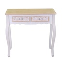 Mobiletto legno console andorra 2 cassetti cm80x40h74