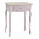 Nuremberg console wooden cabinet 1 cream drawer cm60x34h78