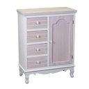Nuremberg cabinet 1 door + 4 drawers cm66x32h86
