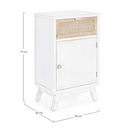 Mobiletto rustico in legno Clotilde