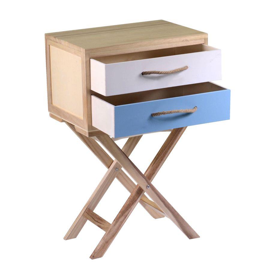 Mobiletto tenerife 2 cassetti cm45x30h30-72