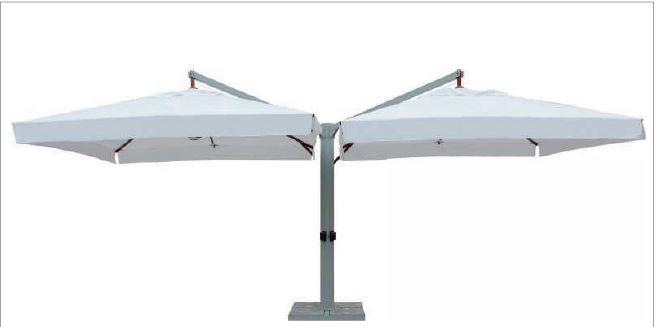 Ombrellone Bismark in alluminio sabbia