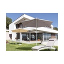 Ombrellone Delfi Beige diametro 270xh240 cm