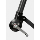 Ombrellone da giardino con braccio a 360°Texas cm 300x h260 Antracite/Olive