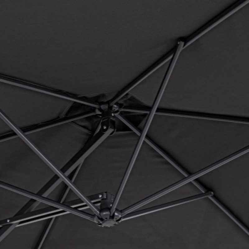 Ombrellone da giardino sorrento grigio 3 metri