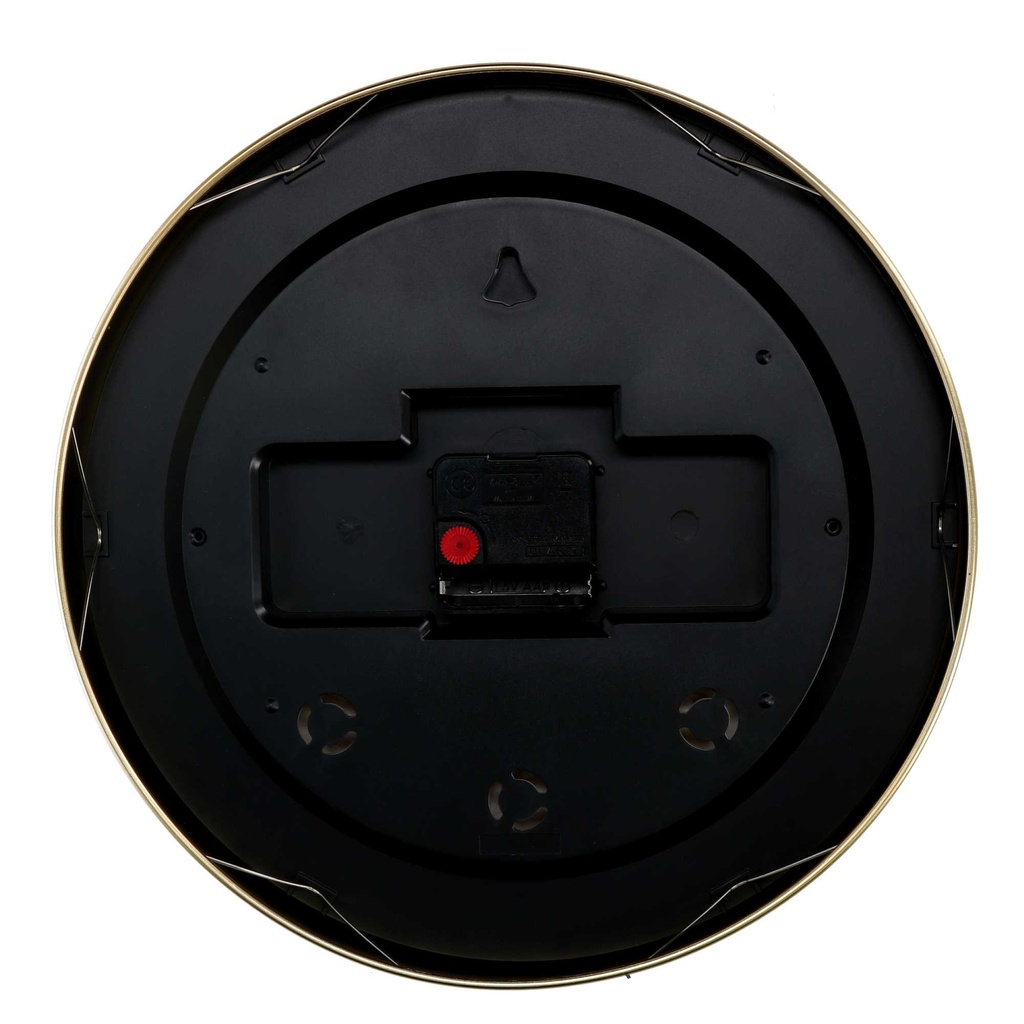 Orologio alluminio farfalle bianco tondo cm ø31,6h4,9