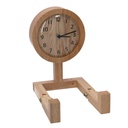 Natural wood clock 15x22,5x23 cm